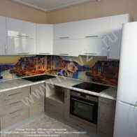 Кухни низ угловой верх прямой фото