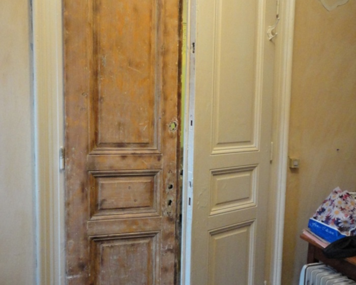 Как реставрировать дверь деревянную