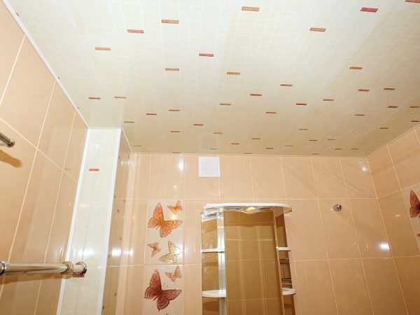 Панели на потолок для ванной комнаты